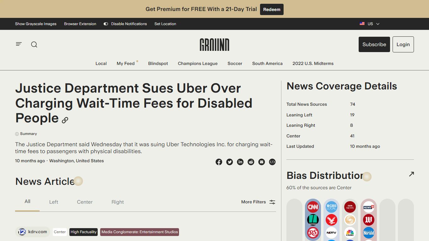 Justice Department Sues Uber Over Charging Wait-Time Fees for Disabled ...